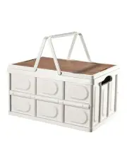 [SOGA] Car & Camping Foldable Storage Box 34.5 cm 18L in White