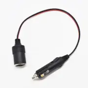 50pcs 30cm Car Cigarette Lighter Socket Male to Female Extension Cable