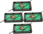 Outanaya 4 Sets Billiards Game Pool Table Tabletop Pool Table for Mini Pool Tables for Adults Mini Billiard Table Toy Mini Billiard Plaything Child Billiard Table Toy Billiard Toy