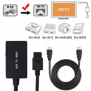 N64 To HDMI Adapter Converter + HD Cable For Nintendo 64 Gamecube Super NES SNES