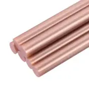 Mini Hot Glue Sticks for Glue Gun 0.43-inch x 4-inch Rose Gold 6pcs