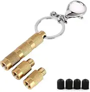 GODESON Tire Air Deflators for Offroad Vehicles,4 in 1 Solid Brass Easy Storage and Using Tire Air Down Tool