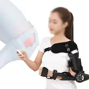 Electric Elbow Rehabilitation Device Hinged Elbow Brace Arm Exerciser for Stroke Hemiplegia Patients Trainer Elbow Protector(Left)