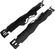 WODHMIEY 2pcs Wheel Alignment Tool, Accurate Measurements Stainless Steel for Car, Expertly Designed with Unique Groove Design and Thoughtfully Designed Hanging Hole (Black)