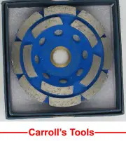 Clipper Pro Double Row Cup Grinding Disc For Concrete Grinding 100mm