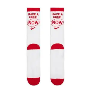 【NIKE 耐吉】襪子 中筒襪 運動襪 1雙組 U NK EVERYDAY PLUS CUSH CR 紅白 DQ7709-100