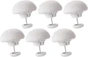 Quilt Cover Fastener, Duvet Cover Clips – 6 x Non-Slip Table Cloths, Easy Installation, No Slipping, Sheet Clips for