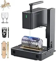 LaserPecker 2 Laser Engraver Machine with Roller for Wood Leather Acrylic Stainless Steel,60W Laser Engraving Machine Cutter Handheld Spot 0.05mm High Precision High Speed