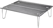 YARNOW Outdoor Mini Folding Table Portable Camping Picnic Table for Grilling BBQ and Travel Lightweight Easy to Clean Compact Design for