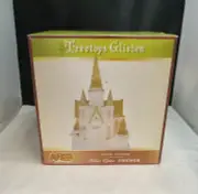 Fiber Optic Church Gorgeous Ivory & Gold Cracker Barrel Treetops Glisten NIB!!!!
