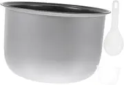 GANAZONO Electric Rice Cooker Inner Pot Non-stick Aluminum Alloy Replacement Container for Rice Porridge Steaming High-temperature Design Easy Replacement for Multiple Cooking Options