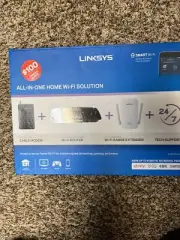 Brand New Linksys Home DOCSIS 3 Cable Modem + Router + Extender Bundle F5Z0644