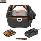 WORX NITRO 20V Brushless Wet & Dry Vacuum +POWERSHARE Battery & Charger -WX031.B
