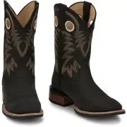 JUSTIN MEN'S SHANE FRONTIER PERFORMANCE WESTERN BOOTS - BROAD SQUARE TOE-7122