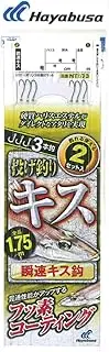 Hayabusa Throwing Kiss, Balance Type, Rapid Kiss, Fluorine Coat, 3 Hooks