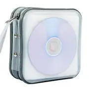 CD Case, CD/DVD Case Wallet 40 Capacity Protective CD VCD Case Storage Organi...