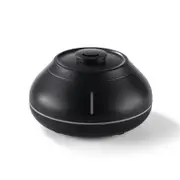 Flame Mountain Aroma Diffuser - 7-Color LED Light, 130ml Capacity, Ultrasonic Mist Maker for Home or Office, Black