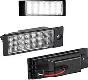DEMULAX 2Pcs LED License Number Plate Light For Hyundai IX35 Tuscon 2015-2018 For Kia Forte MK3 Cerato MK4 XCeed OEM# 92501D3100 Car Number Plate Light