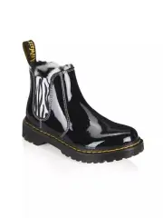 Doc Martens Leonore T 2976 Black Patent Leather Little Kids size 7 -NEW-