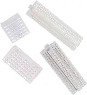 Realistic Mini Building Model Set for Landscaping 4pcs DIY High-Rise Architecture Plastic Building Decor Elements