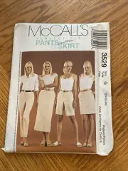 McCall’s 3529 Pati Palmer Pants & Skirt 20,22,24 Uncut