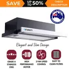 Devanti Rangehood Range Hood Stainless Steel Slide Out Kitchen Canopy 60cm 600mm