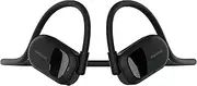Aiwa Open-Ear Sports Bluetooth Headphones with Microphone, Black AWA4AC-BLK