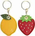 2 Pack 3in1 Cartoon Leather Protective Case for Apple Airtag Cover Samsung
