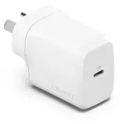 Cygnett - PowerPlus 30W Single Port GaN USB-C Wall Charger - White