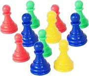 ORFOFE Boys and Girls Chess Game Accessories Pcs Plastic Chess Checkers Chessman Props Set Learning Toys