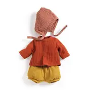 Djeco Mandarin 3-Piece Doll's Outfit