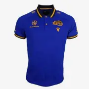 NEW Parramatta Eels 2025 Men's Travel Polo Shirt NRL Rugby League by Macron
