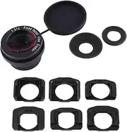 Eyepiece Magnifier, 1.5X Fixed Focus Viewfinder Eyepiece Magnifier Eyecup 360° Rotatable Design Replaces Eye Cup for DSLR Camera