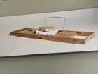 Home, bamboo bath caddy, adjustable, accessories not included.Christmas gift !!!