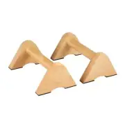 Wooden Push Up Bar Non-Slip Handstands for Floor Workout, Parallettes