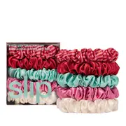 slip Pure Silk Midi Scrunchie, Set of 5