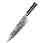 Chef Knife Hammered 67 Layers Damascus Steel VG10 Core Wood Handle Slicing Gyuto