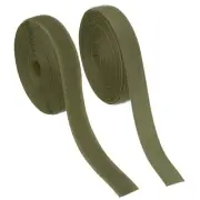 Sew on Hook and Loop Tape, 3/4 Inch Nylon Fastener Strips 5 Yards (Dark Green)