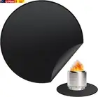 Fire Pit Mat, Camping Fireproof Mat, round Fireproof under Grill Mats for Outdoo
