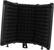 Abaodam Mic Filter Isolation Noise Reduction Partition Recording Equipment Black