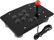 Joystick, Arcade Rocker Game Joystick 8 Button Game Handle Controller 3D Card-Type Buttons Arcade Controller