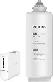 Philips 5in1 800 GPD Reverse Osmosis Water Purification Cartridge, for Water Stations AUT6104BK/79, AUT6104BN/79, AUT6104CH/79. Tested by SGS to removes PFAS, Fluoride and more. AUT609R800/00.