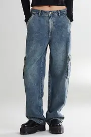 Cargo Wide Jeans