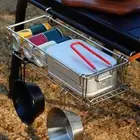 Table Side Basket Foldable Portable Attachment for Picnic Fishing Beach