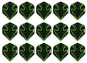 5 Sets Pentathlon TDP Lux Standard Dart Flights – Ships Tracking - Green