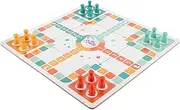 ifundom 1 Set Wooden Flying Snake Chess Portable Game Chess Board Aeroplane Chess Flying Chess Floor Mat Board Games for Portable Chess Toys Flying Chess Ludo Board Chess Game