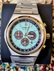 Citizen Super Titanium Sapphire Forza CA4610-85M Chronograph Blue Dial Watch
