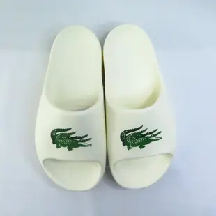 LACOSTE Serve Slide 2.0 女款 防水拖鞋 45CFA0005WG1 奶油白【iSport愛運動】