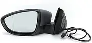 Side Mirror Assembly Compatible For VW Passat B7 2012 2013 2014 2015 2016 Car Heated Mirror Glass Auto Folding Turn Signal Light 6 Wires(Left)