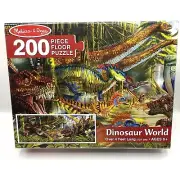 New Melissa & Doug 200-piece floor puzzle Dinosaur World over 4 feet long SEALED